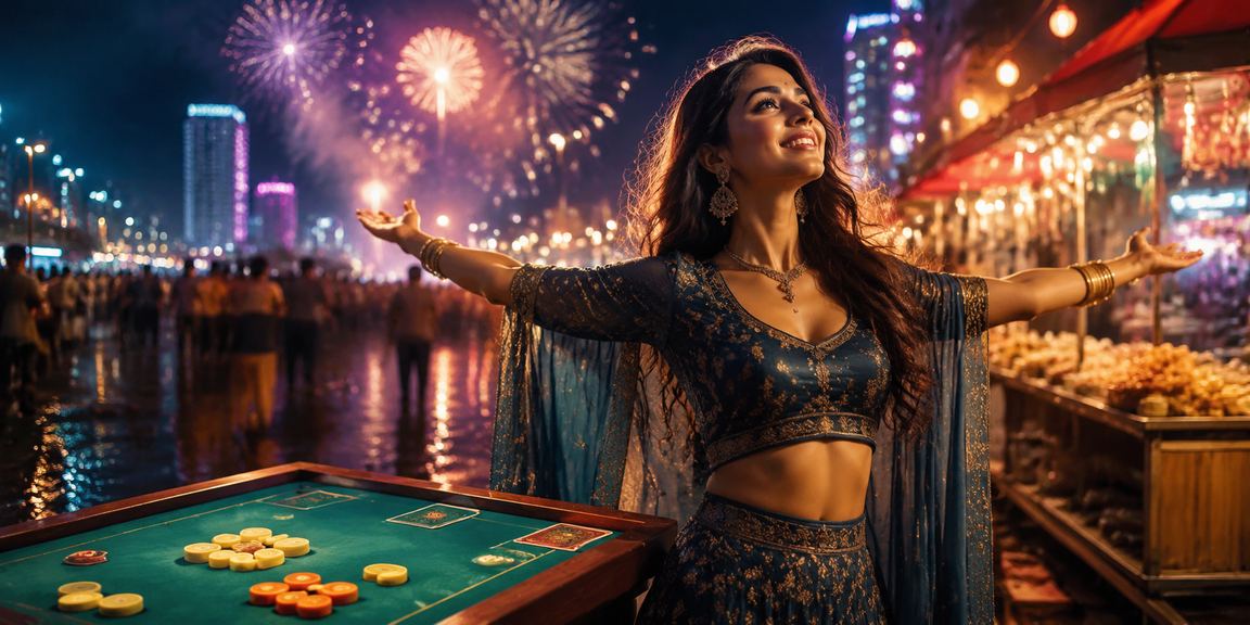 Night market scene in Mumbai symbolizing entertainment and social connection